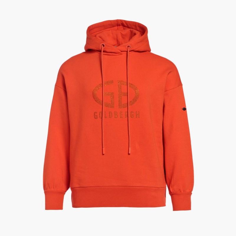 Sweat a Capuche Goldbergh SPARKLING hooded Orange | XD8476109