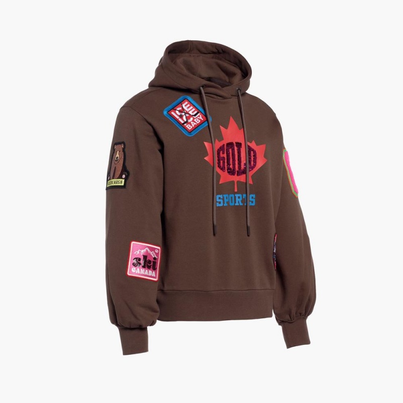 Sweat a Capuche Goldbergh STANLEY hooded Marron | XU3821456