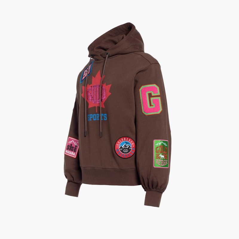 Sweat a Capuche Goldbergh STANLEY hooded Marron | XU3821456