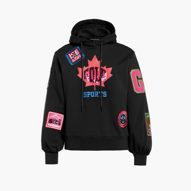 Sweat a Capuche Goldbergh STANLEY hooded Noir | UR0268573