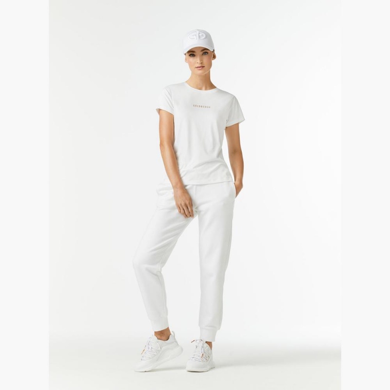 T-Shirts Goldbergh AVERY short sleeve Blanche | AQ7981345