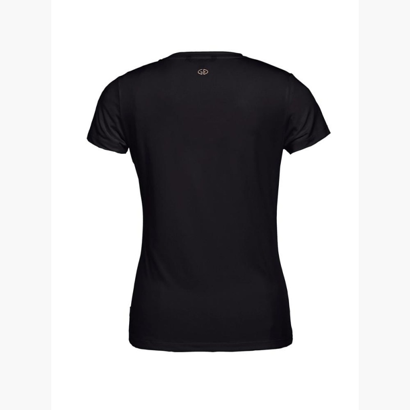 T-Shirts Goldbergh AVERY short sleeve Noir | DJ7168093