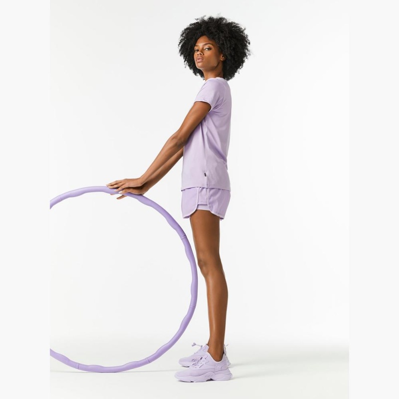 T-Shirts Goldbergh AVERY short sleeve Violette | QP3641809