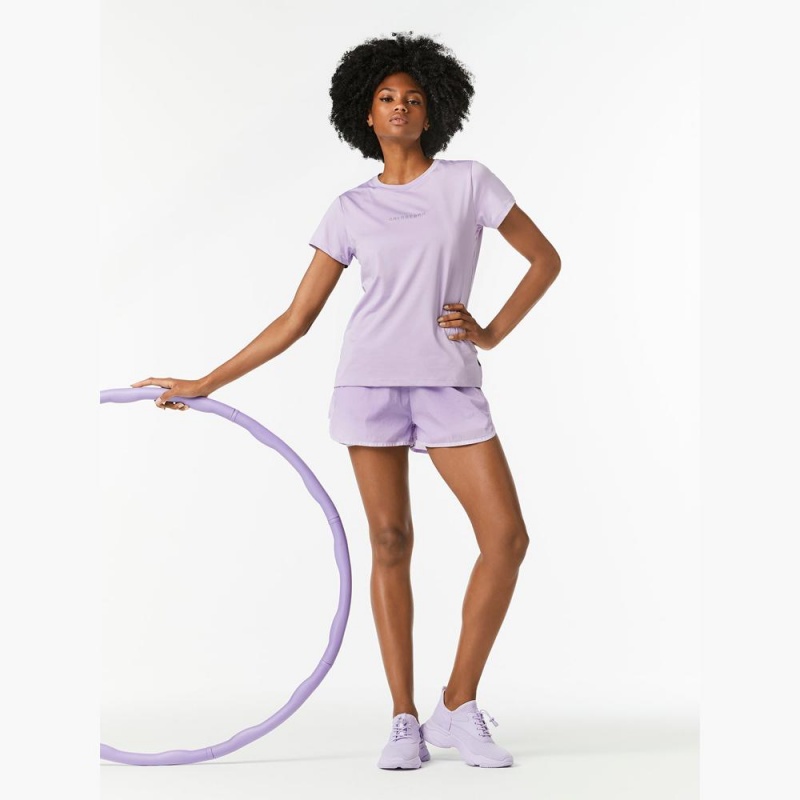 T-Shirts Goldbergh AVERY short sleeve Violette | QP3641809