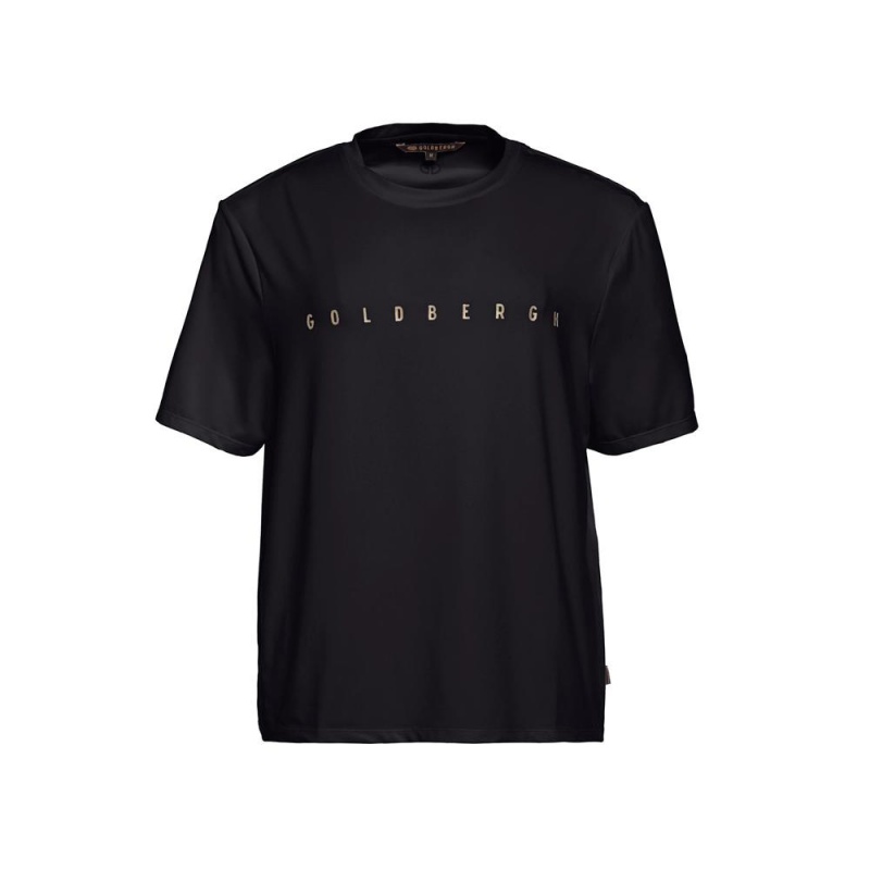 T-Shirts Goldbergh BOXY short sleeve Noir | UG5712409