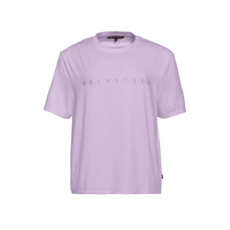 T-Shirts Goldbergh BOXY short sleeve Violette | KV2734601