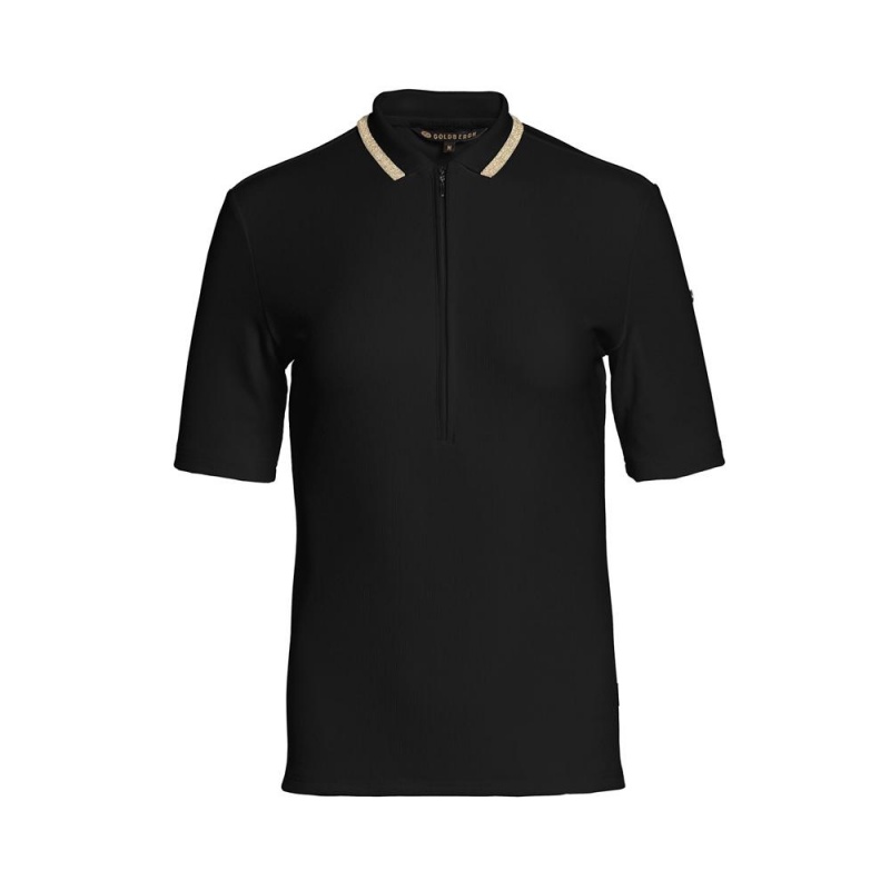 T-Shirts Goldbergh CASSIA short sleeve Noir | QG9658347