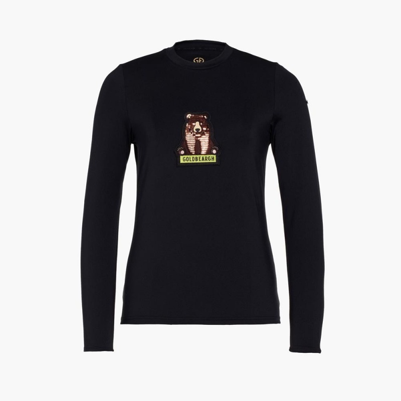 T-Shirts Goldbergh GOLDBEARGH long sleeve Noir | KO5243968