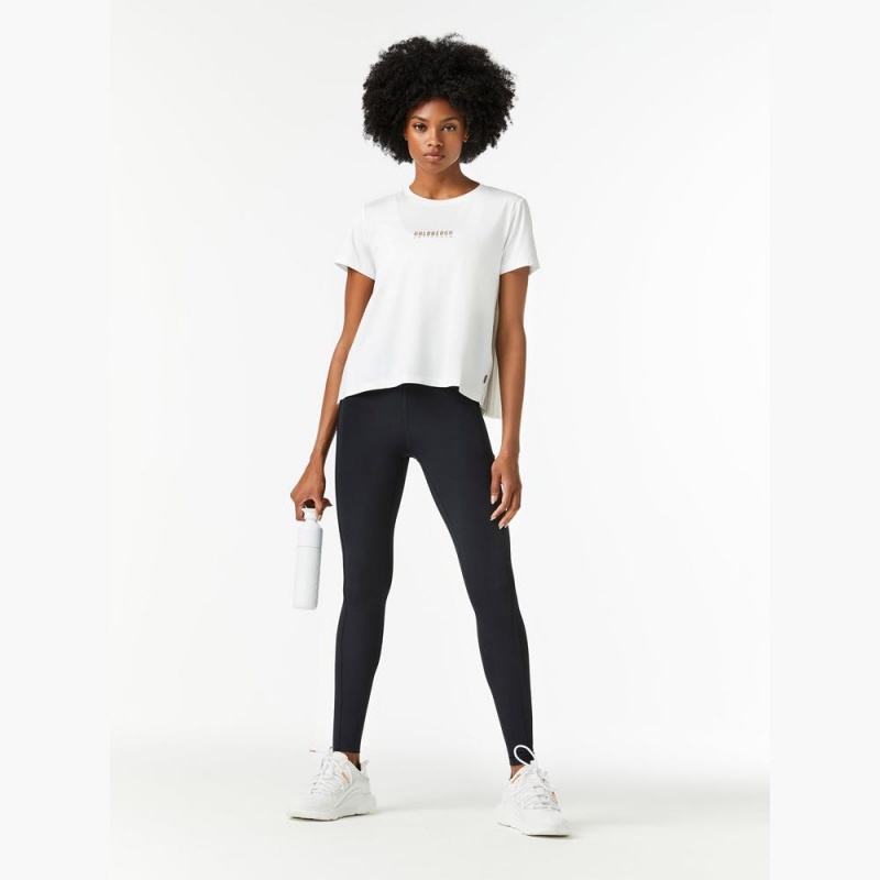 T-Shirts Goldbergh GROOVE short sleeve Blanche | ML7409681
