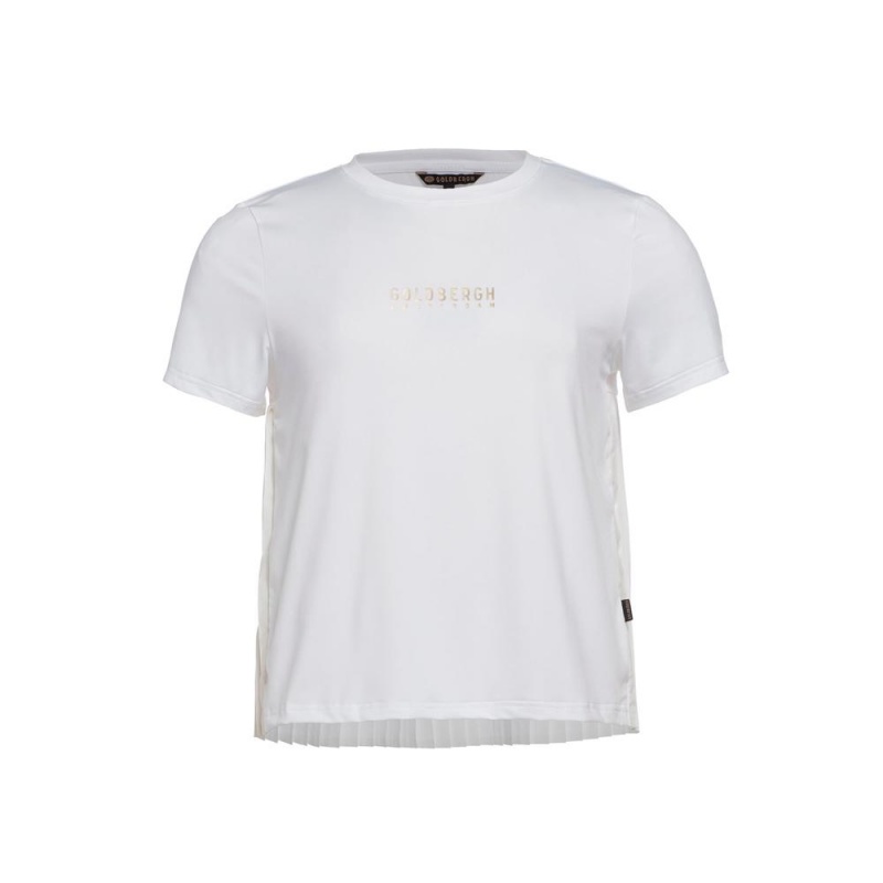 T-Shirts Goldbergh GROOVE short sleeve Blanche | ML7409681