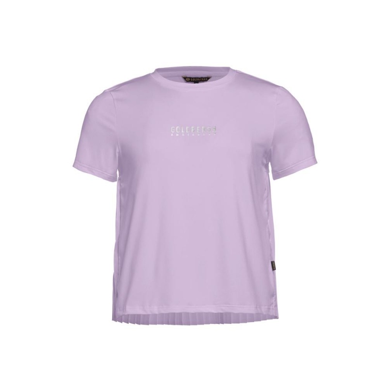 T-Shirts Goldbergh GROOVE short sleeve Violette | JR2865794