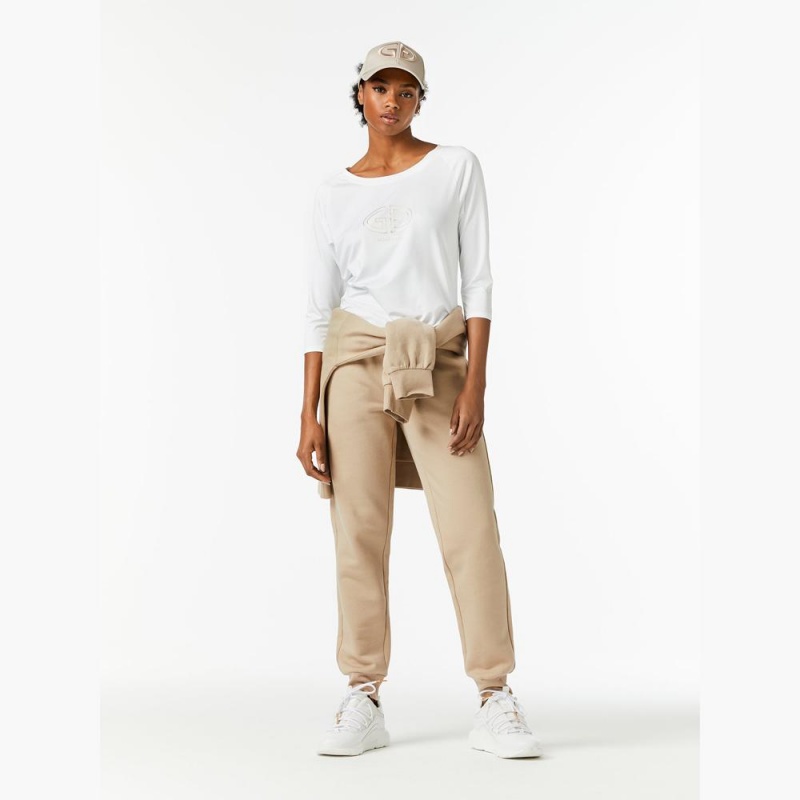 T-Shirts Goldbergh RAVEN 3/4 sleeve Blanche | OT0653492