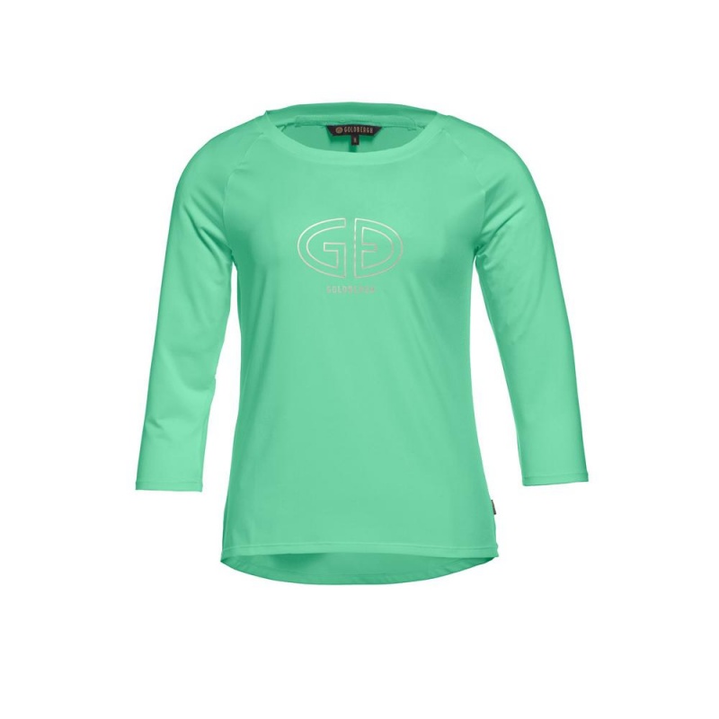 T-Shirts Goldbergh RAVEN 3/4 sleeve Vert | LW4271960