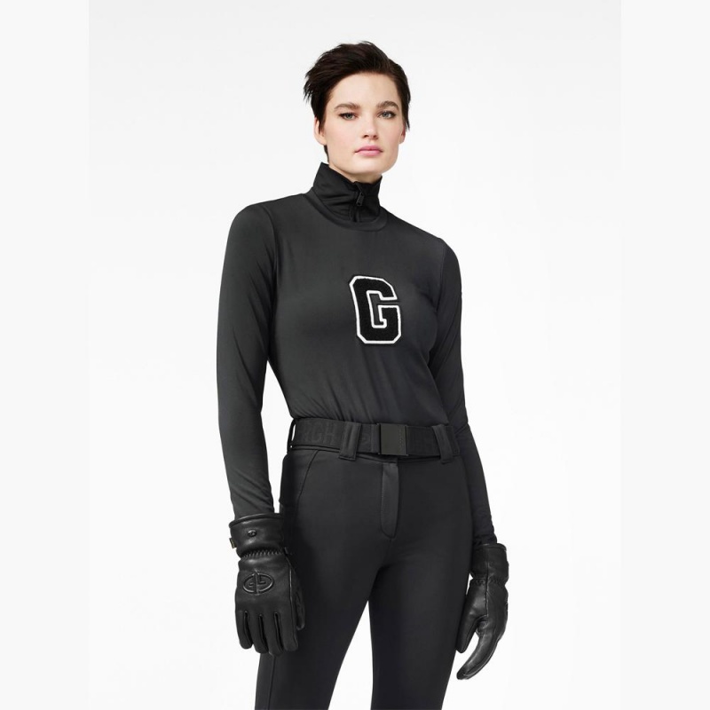 T-Shirts Goldbergh SUPER G long sleeve Noir | YT2314809
