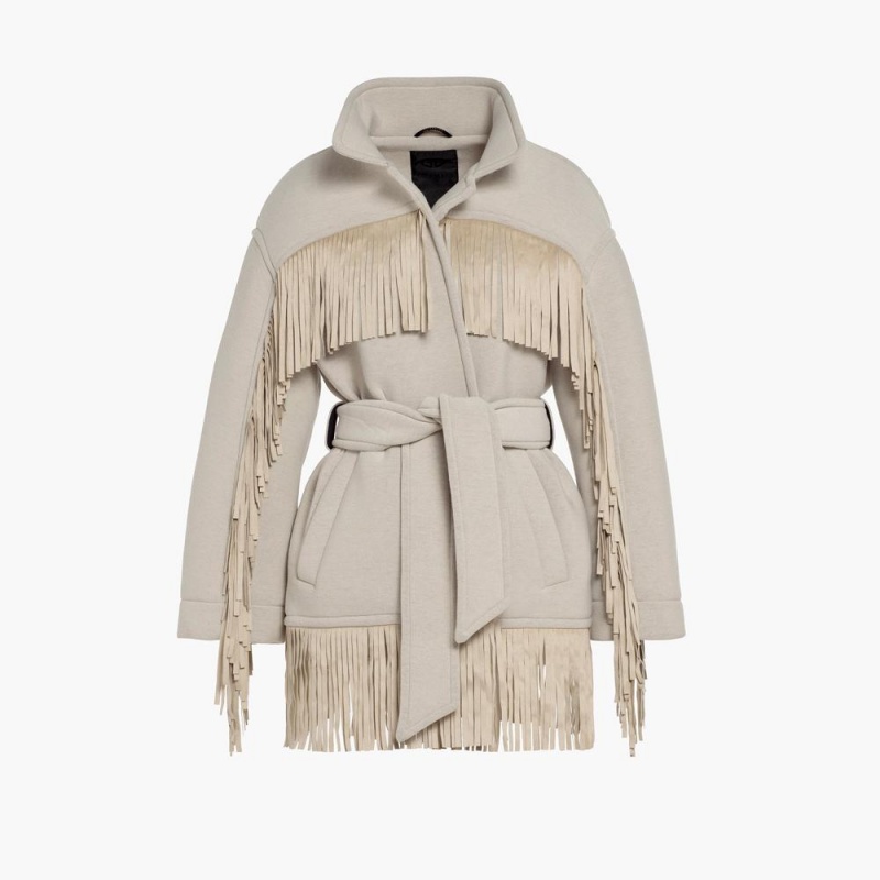 Veste Goldbergh FRINGE Beige | QB7213850