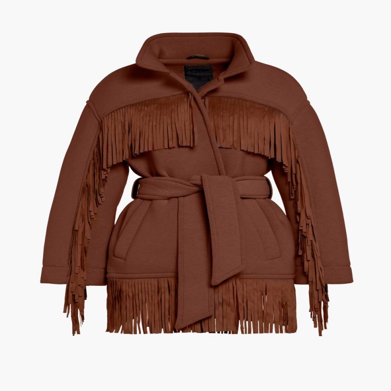 Veste Goldbergh FRINGE Beige | WN7156420