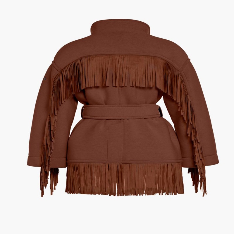 Veste Goldbergh FRINGE Beige | WN7156420