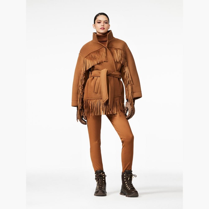 Veste Goldbergh FRINGE Beige | WN7156420
