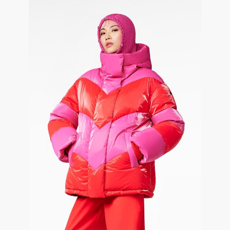 Veste Ski Goldbergh CANDYCANE Multicolore Rose | LS2149073
