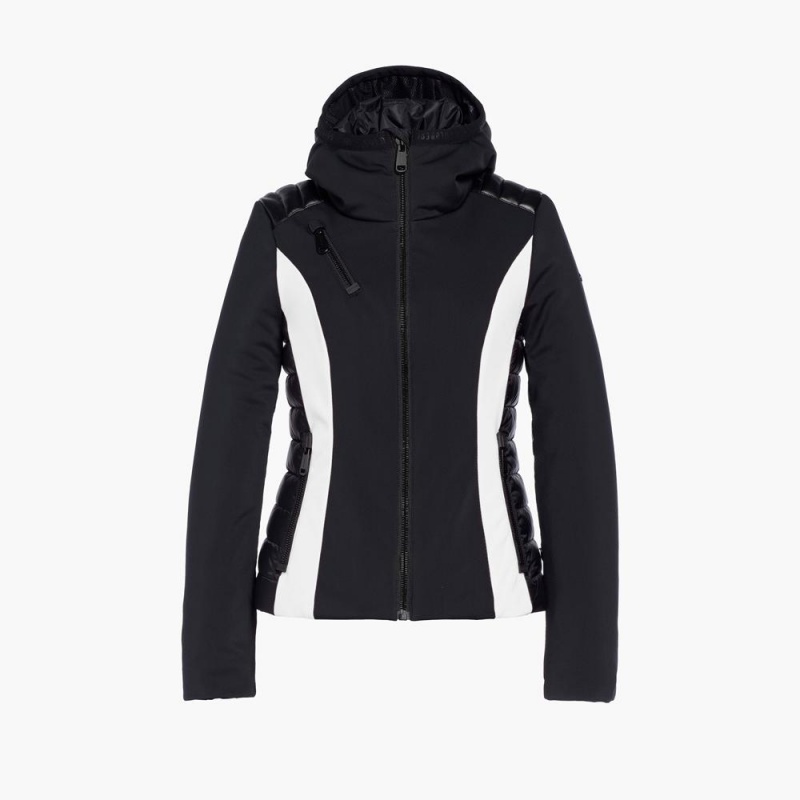 Veste Ski Goldbergh CLASSY Noir Blanche | OA5073896