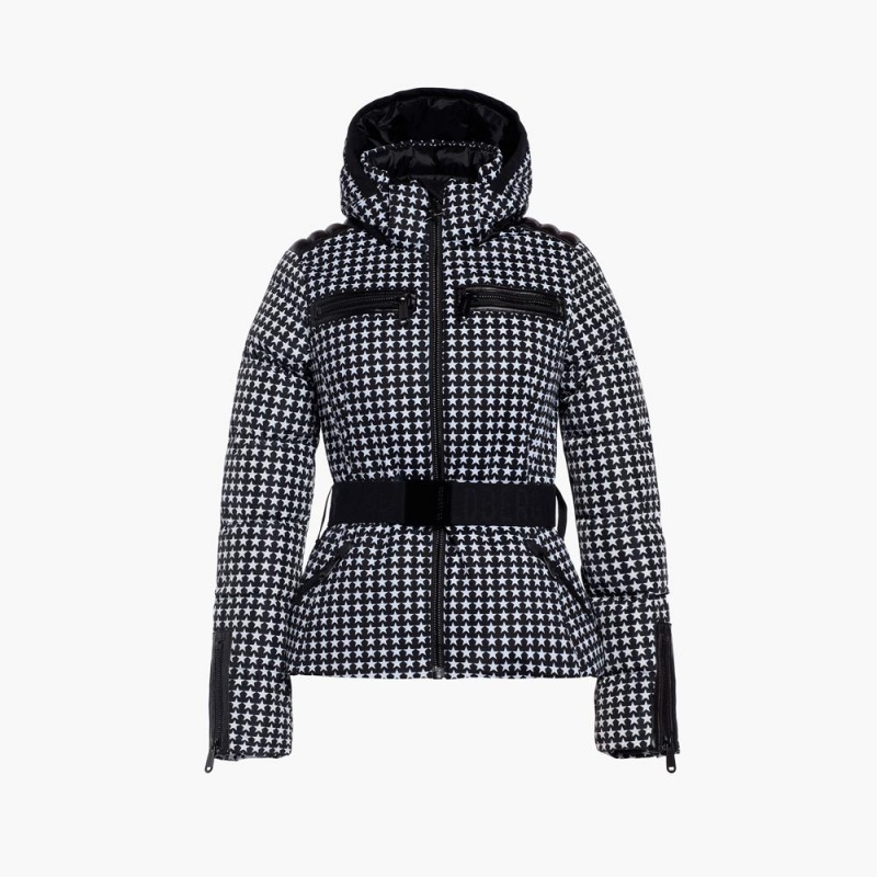 Veste Ski Goldbergh GALAXY Noir Blanche | LY3815706