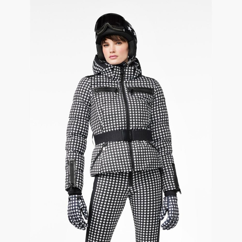 Veste Ski Goldbergh GALAXY Noir Blanche | LY3815706