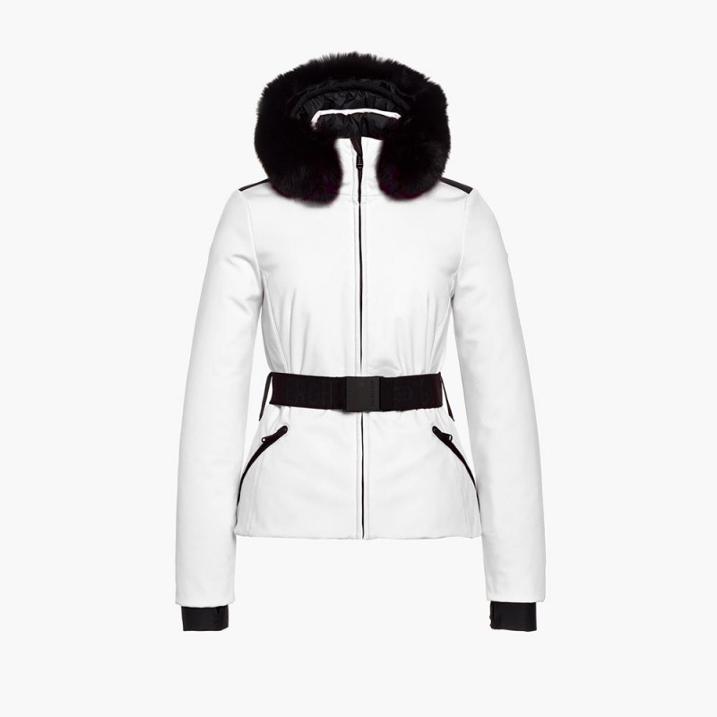 Veste Ski Goldbergh HIDA faux border Blanche | LS9820315