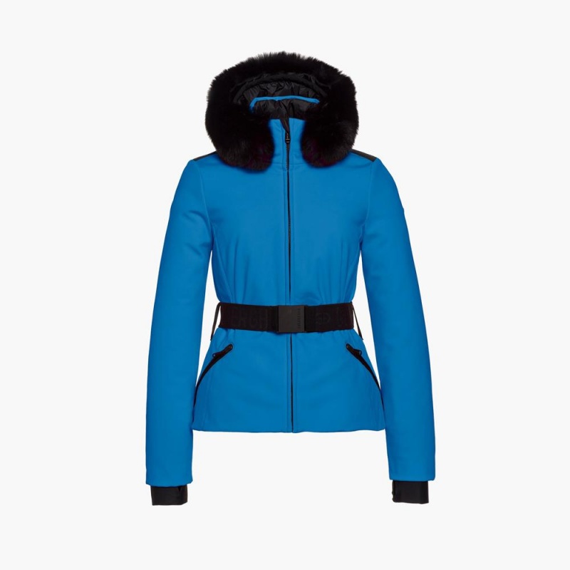 Veste Ski Goldbergh HIDA faux border Bleu | HE3589620