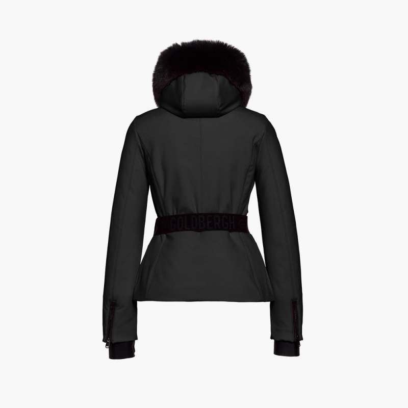 Veste Ski Goldbergh HIDA faux border Noir | HA2839064