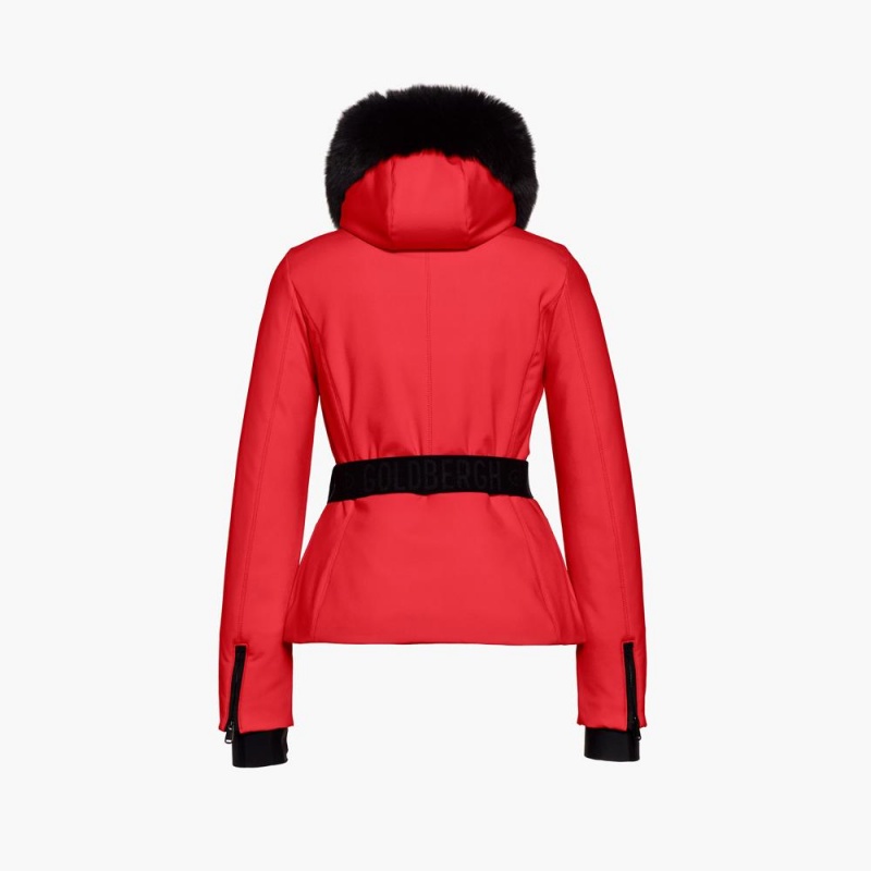 Veste Ski Goldbergh HIDA faux border Rouge | XR5304698