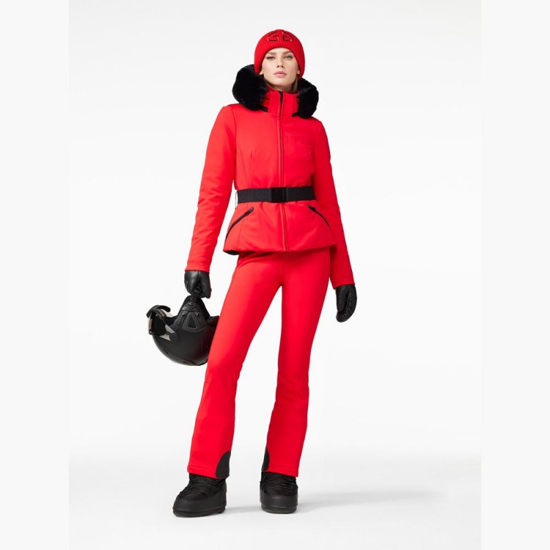 Veste Ski Goldbergh HIDA faux border Rouge | XR5304698