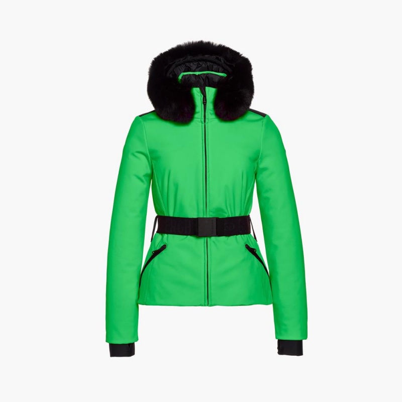 Veste Ski Goldbergh HIDA faux border Vert | KC1543027