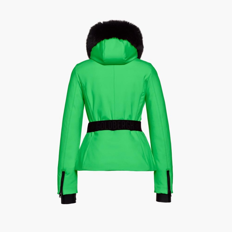 Veste Ski Goldbergh HIDA faux border Vert | KC1543027