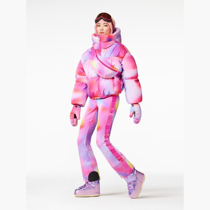 Veste Ski Goldbergh LUMINA Rose Violette | XJ3014867