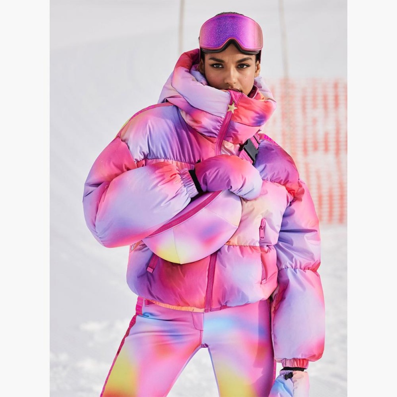 Veste Ski Goldbergh LUMINA Rose Violette | XJ3014867