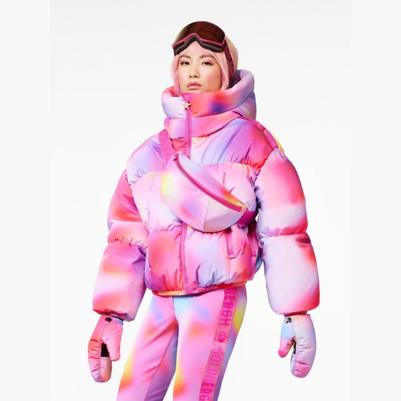 Veste Ski Goldbergh LUMINA Rose Violette | XJ3014867