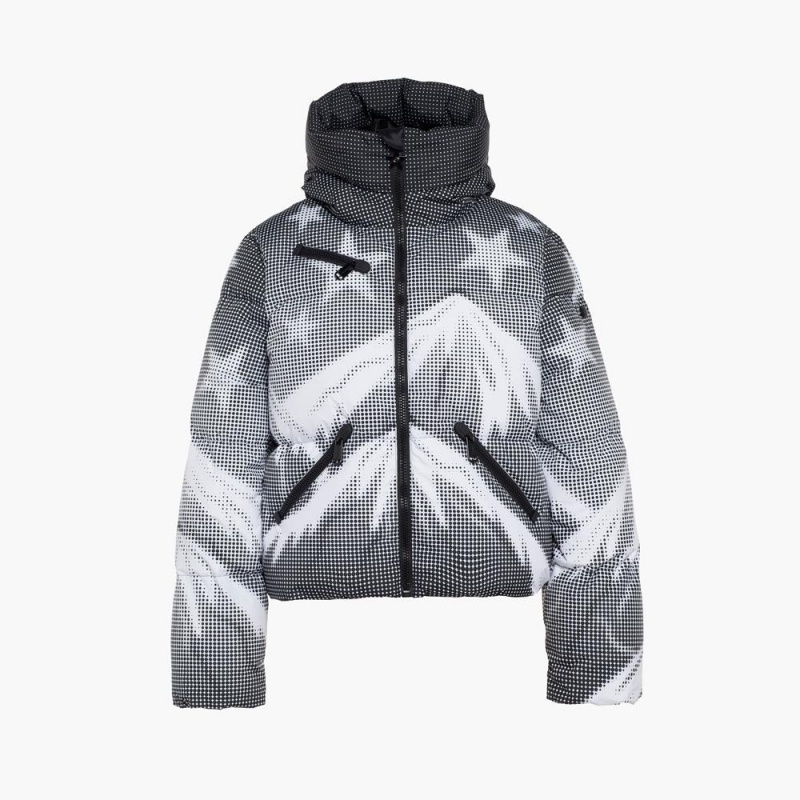 Veste Ski Goldbergh PAMMY Noir Blanche | ZX6392480