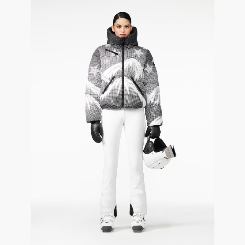 Veste Ski Goldbergh PAMMY Noir Blanche | ZX6392480