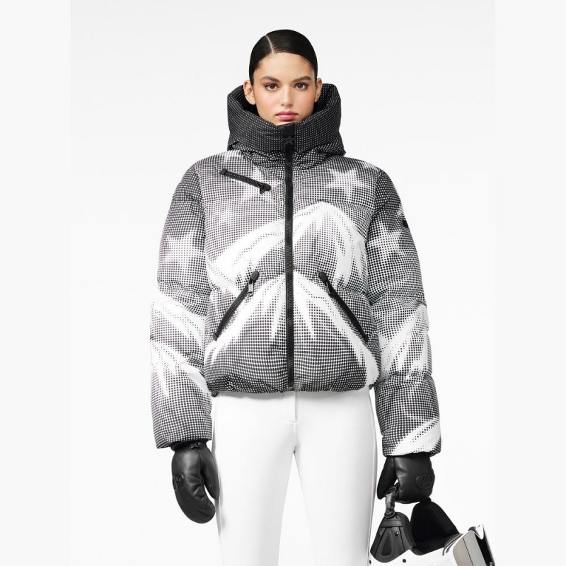 Veste Ski Goldbergh PAMMY Noir Blanche | ZX6392480