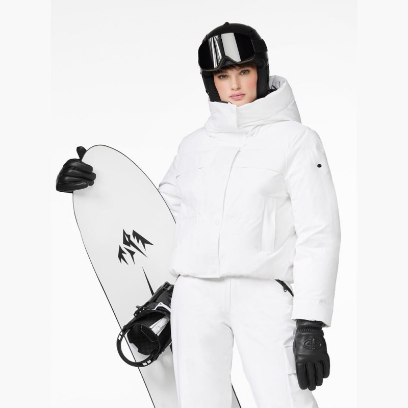 Veste Ski Goldbergh RILEY Blanche | NU9451673