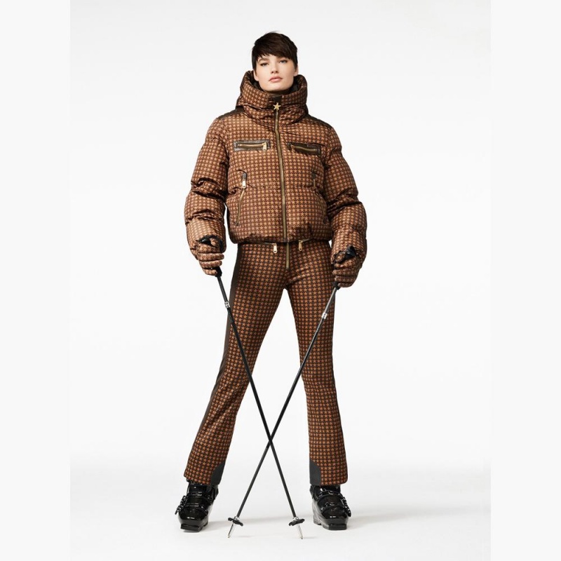 Veste Ski Goldbergh TRACK Marron Foncé | UW7136490