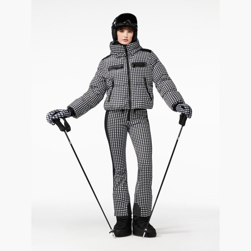 Veste Ski Goldbergh TRACK Noir Blanche | BX1894235